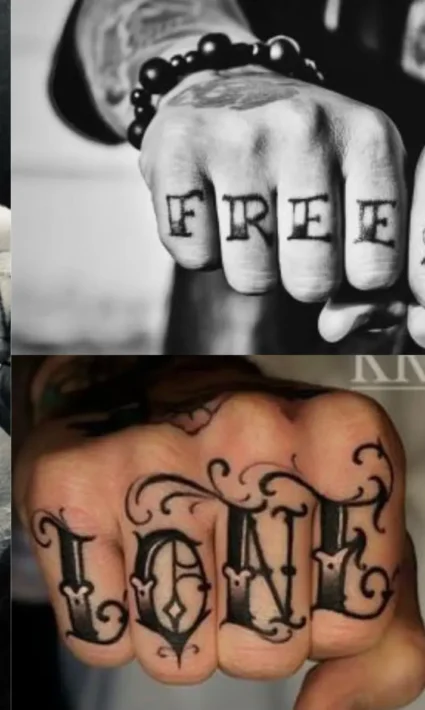 Bold and Brave: The Art of Knuckle Tattoos and What They Symbolize